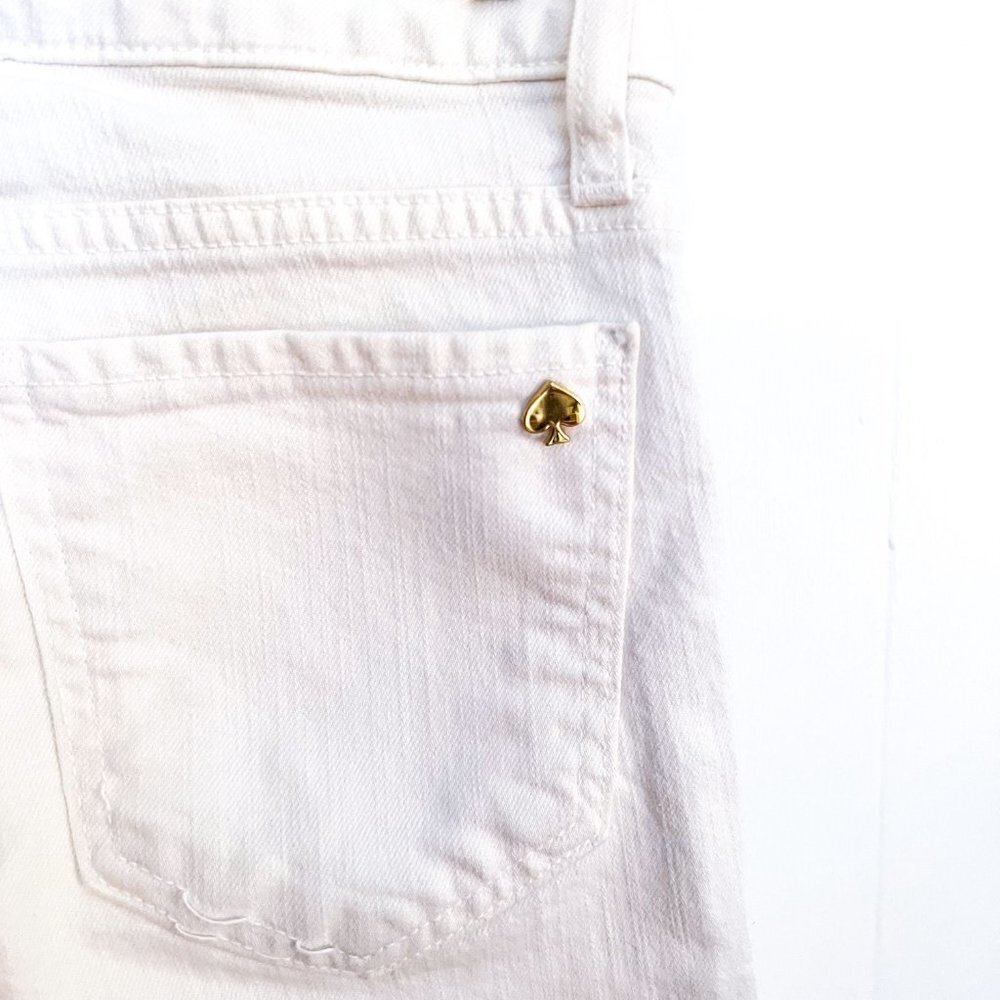 kate spade Live Colorfully white skinny jeans Size 28 - Picture 6 of 12